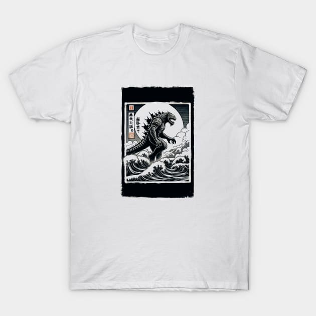 Vintage Distressed Godzilla Shirt: The Ultimate Sci-Fi Gift T-Shirt by Klimek Prints